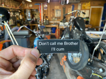 Brother Cum sticker