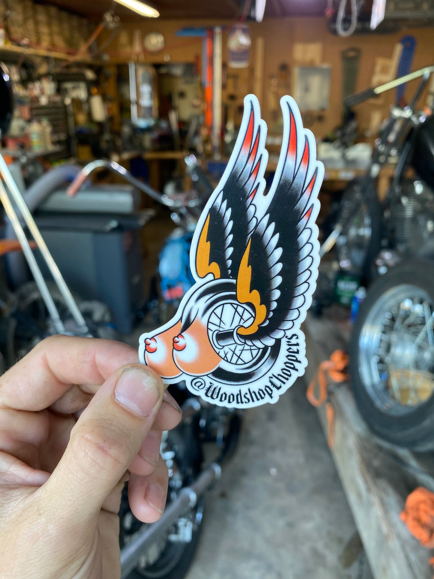 4” tit wheel sticker