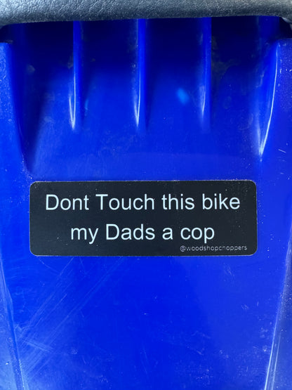 Cop Dad sticker