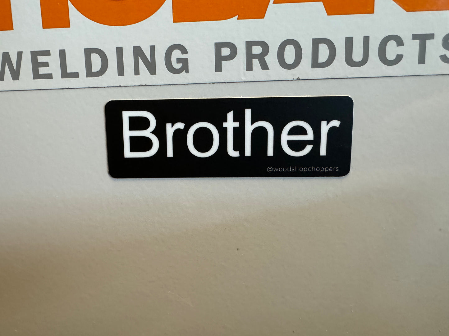 Brother sticker