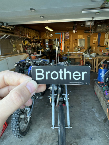 Brother sticker