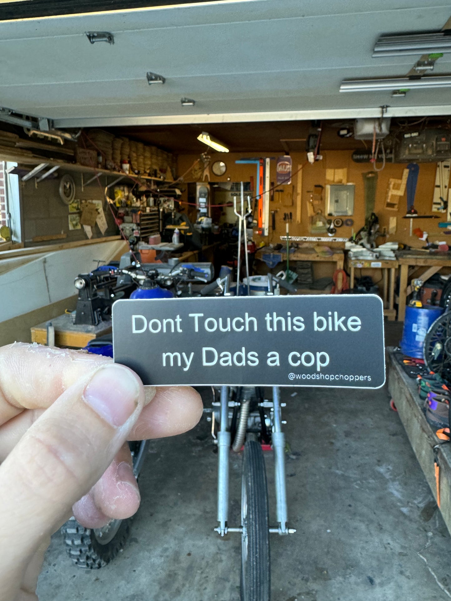 Cop Dad sticker