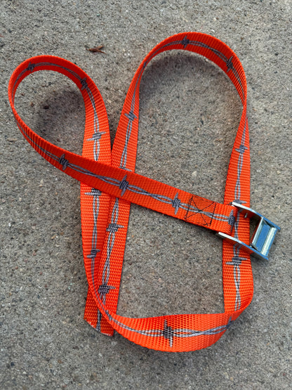 BARBEDWIRE cinch straps ORANGE