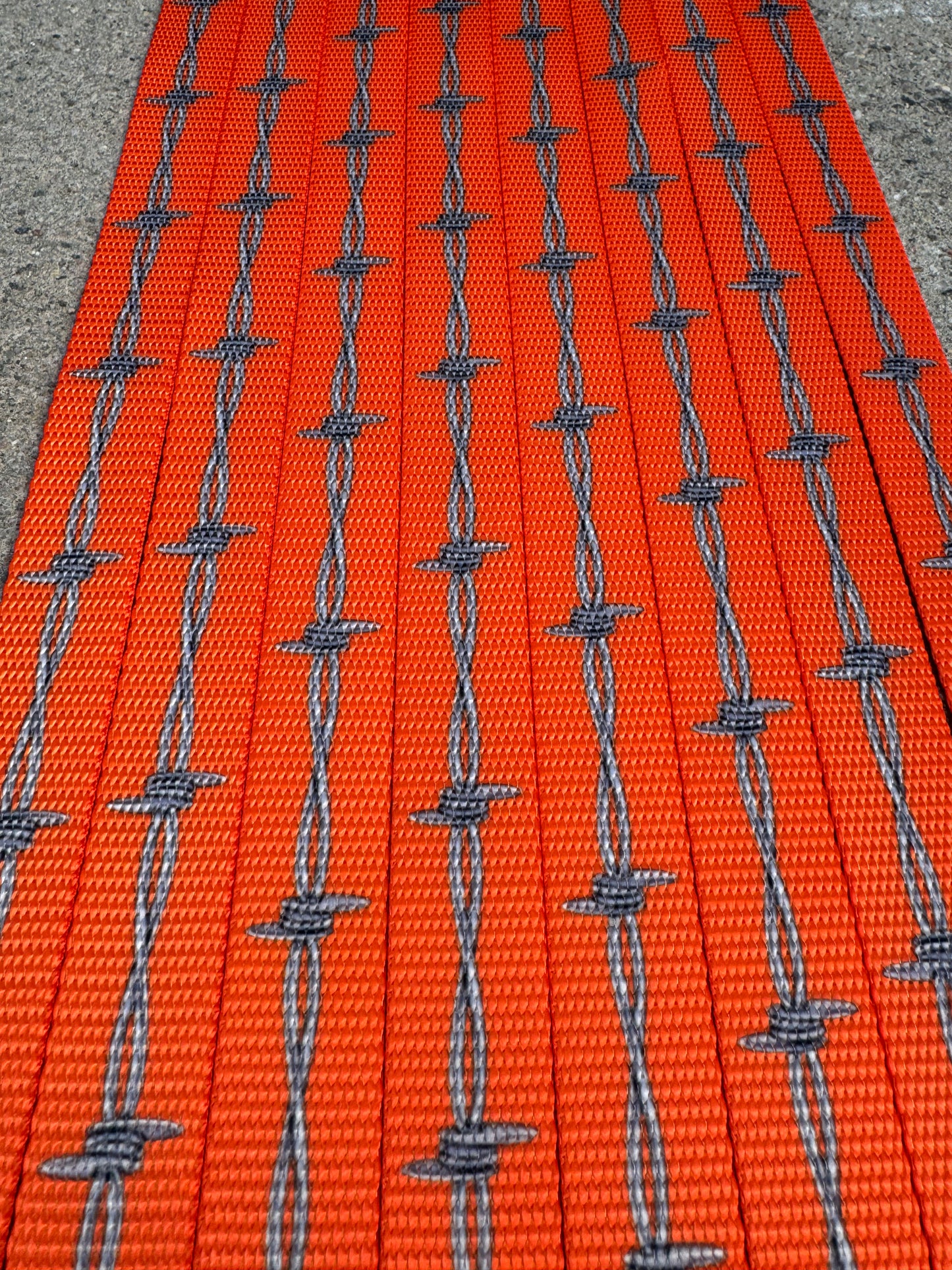 BARBEDWIRE cinch straps ORANGE