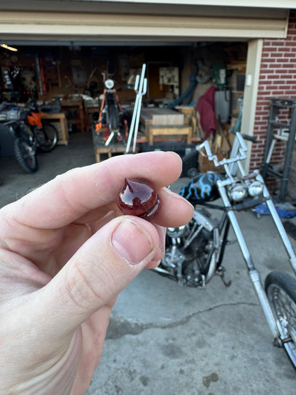 Wood valve stem caps