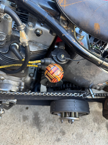 Recycled skateboard shift knob