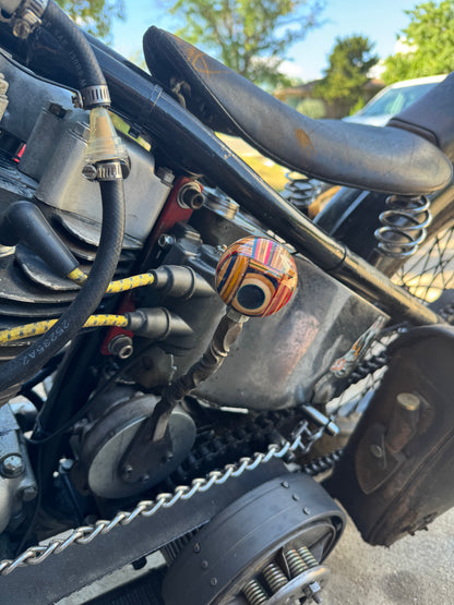 Recycled skateboard shift knob