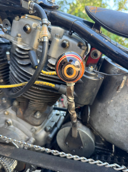 Recycled skateboards shift knob #2