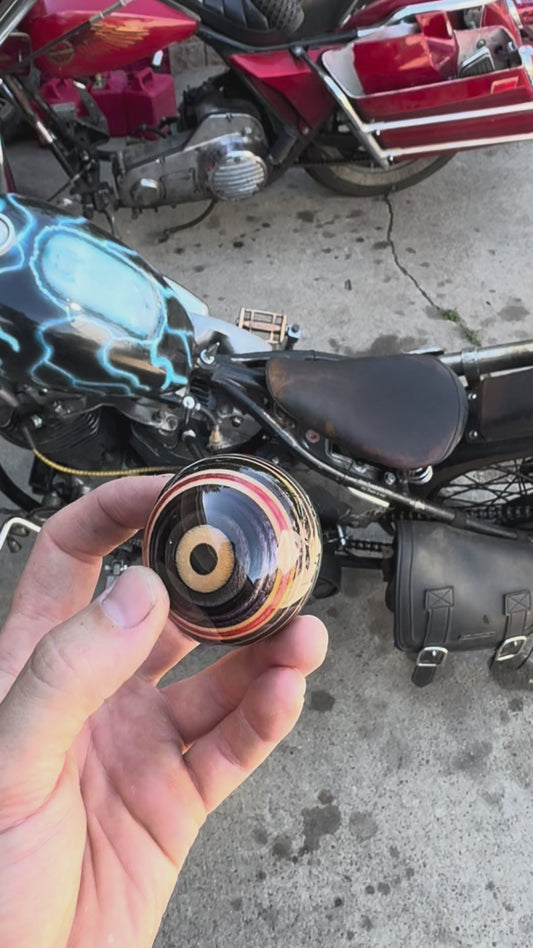 Recycled skateboards shift knob #1