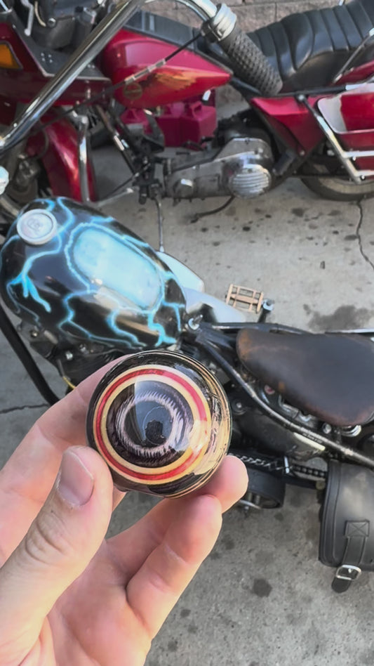 Recycled skateboards shift knob #2